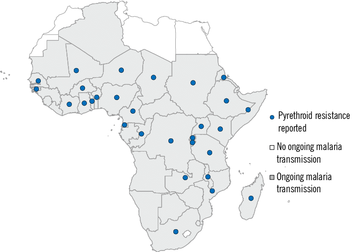 9 Malaria-endemic Countries In Africa Reporting Resistance - Kindred Sol Collective 'vintage Africa Map' Graphic (725x519), Png Download