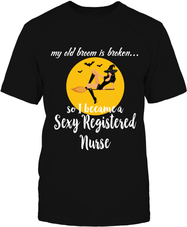 Broom Broken So Became Sexy Middle School Teacher Halloween - Scrambler Ducati T Shirt (600x600), Png Download