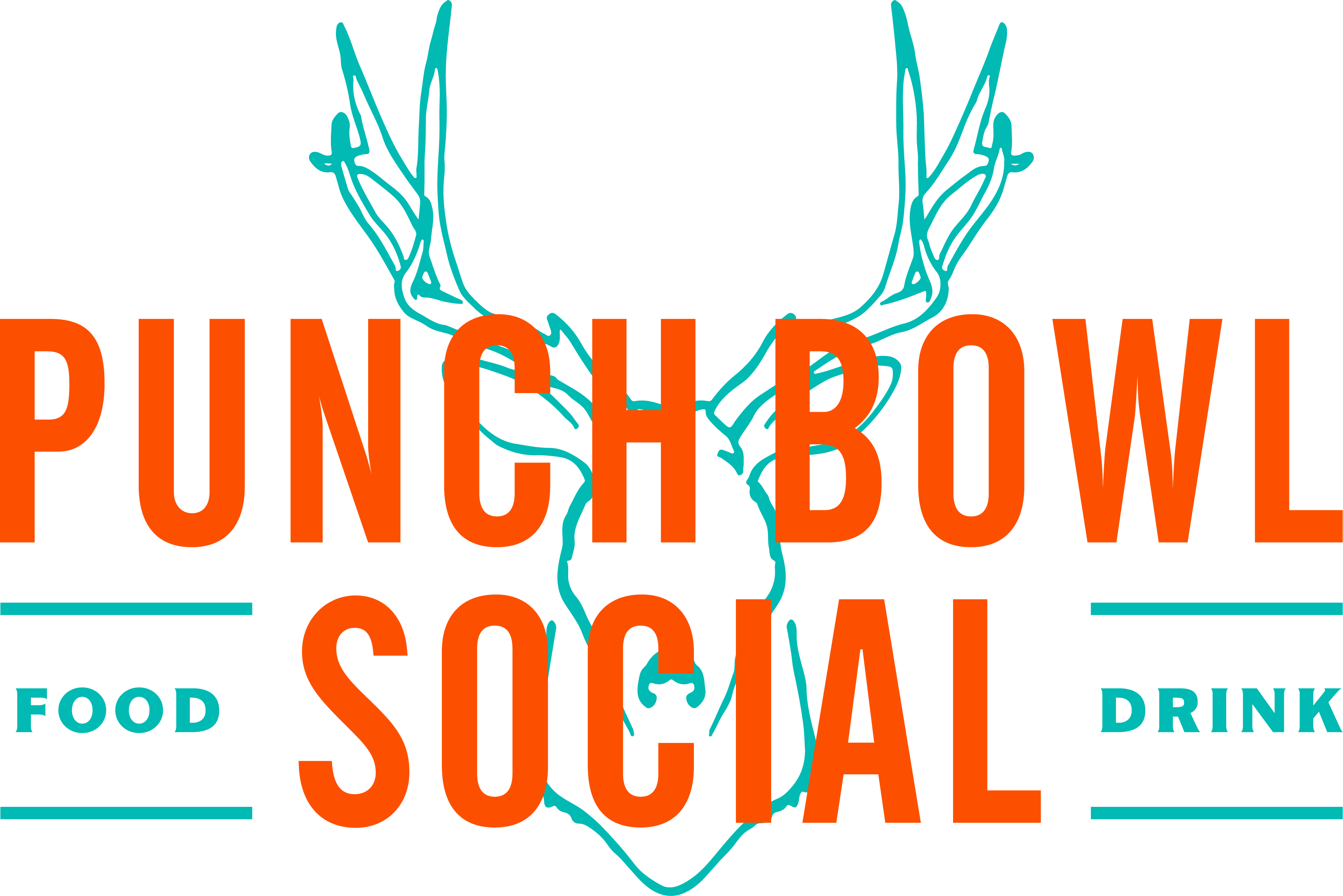 Punchbowl Social San Diego (3389x2261), Png Download