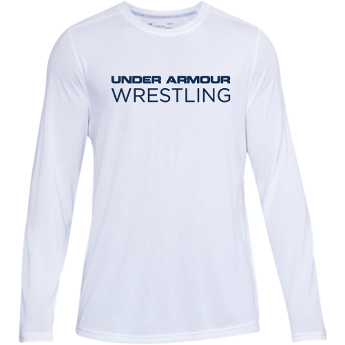 Under Armour Wrestling Men's White Usa Flag Threadborne - Under Armour Men's Threadborne T-shirt (500x649), Png Download