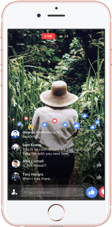 Attachments Open Full Size - Landscape Facebook Live Android (461x820), Png Download