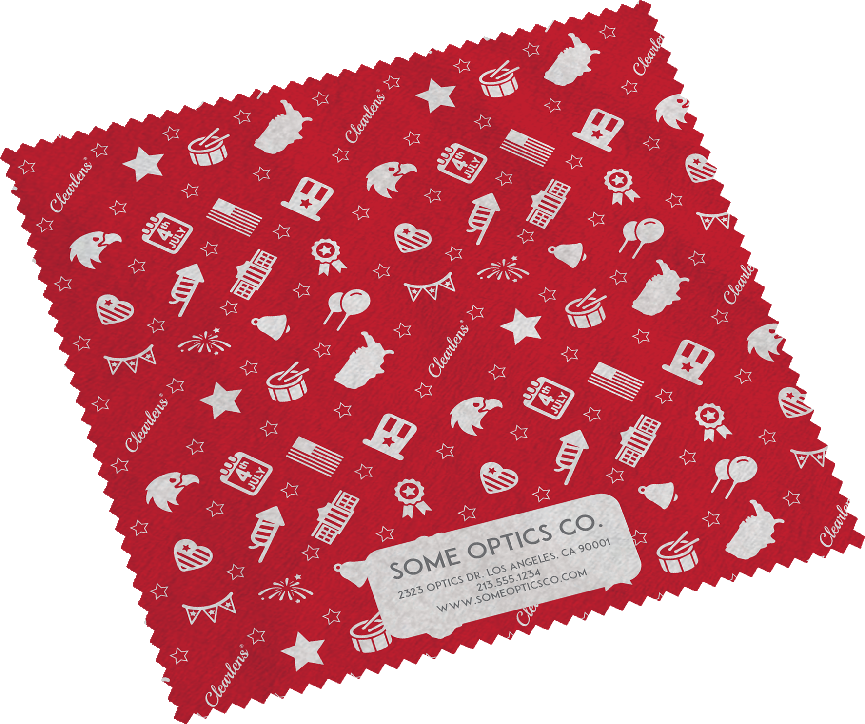 Freedom Pattern Red - Red (2000x2000), Png Download
