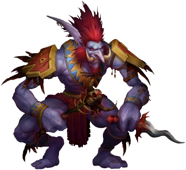 Image - World Of Warcraft Troll Png (625x570), Png Download