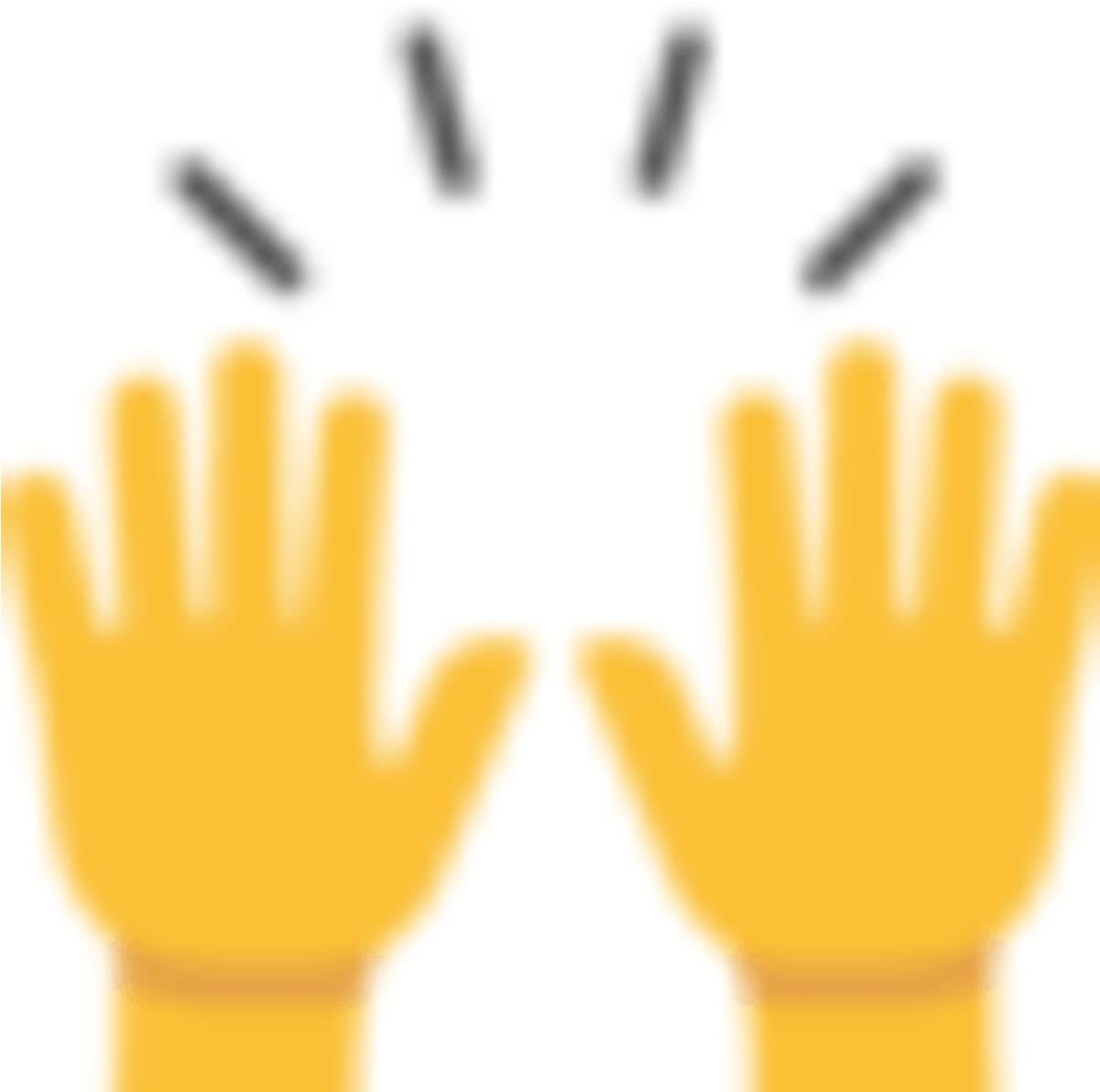 Top Tweeted Emojis4 - Raising Hands Emoji Png (1200x1200), Png Download