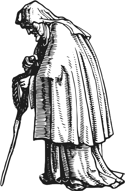 Résultats Google Recherche D'images Correspondant À - Poor Old Woman Cartoon (566x800), Png Download