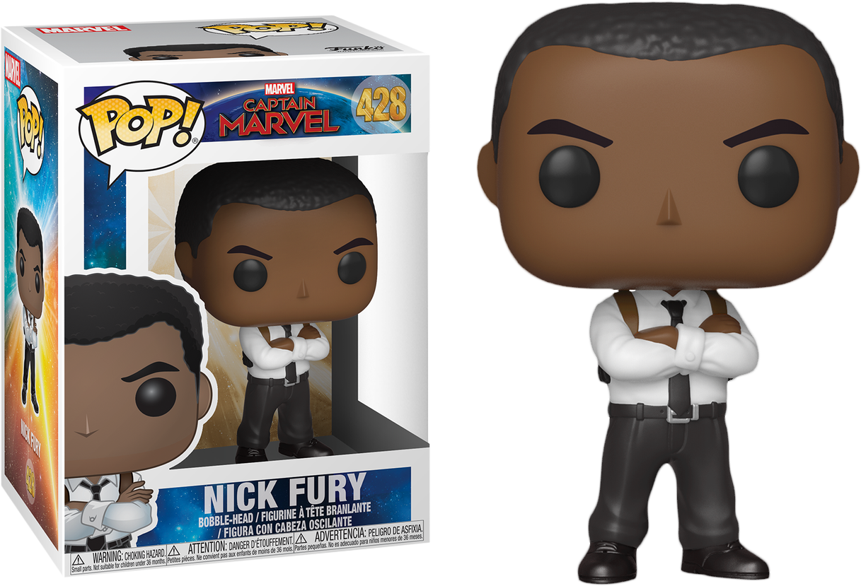 Captain - Captain Marvel Pop Figures (1217x829), Png Download