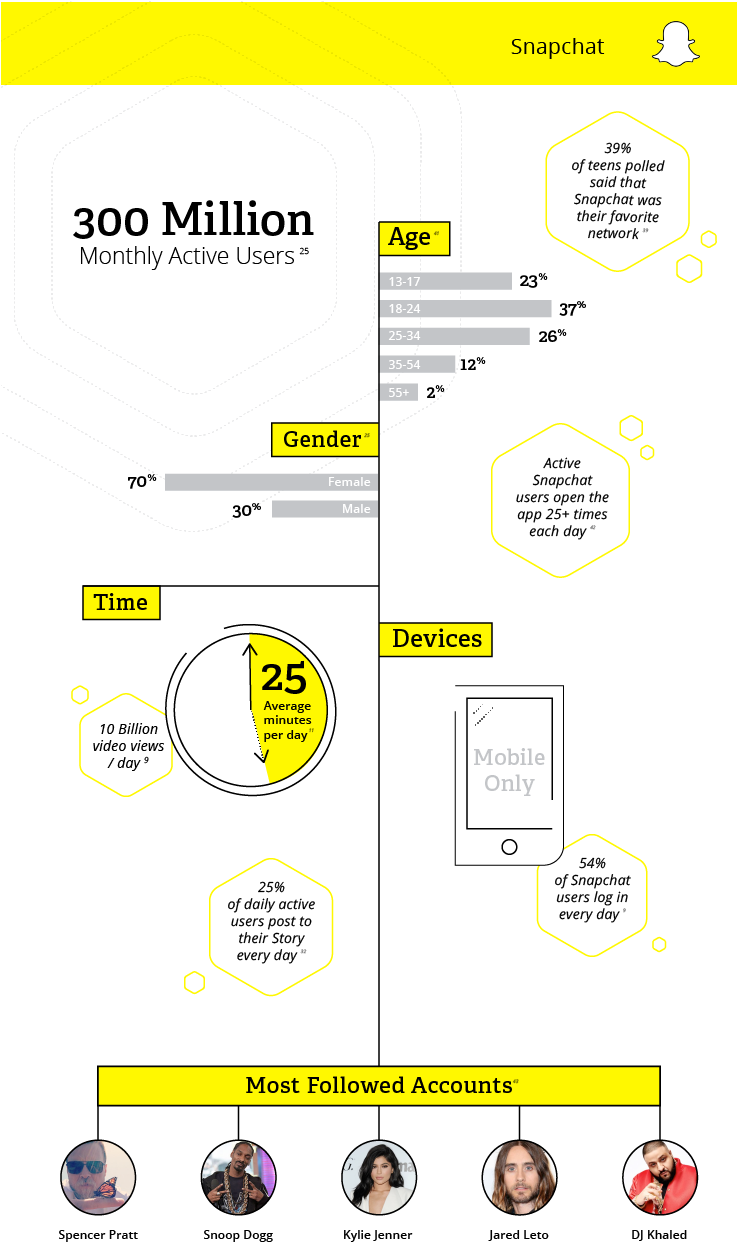 Social Media Demographics Snapchat - Social Media (736x1319), Png Download