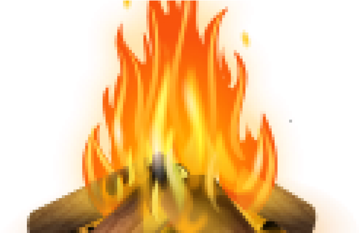 4th Annual Christmas Tree Bonfire Party - Fire Icon (747x467), Png Download