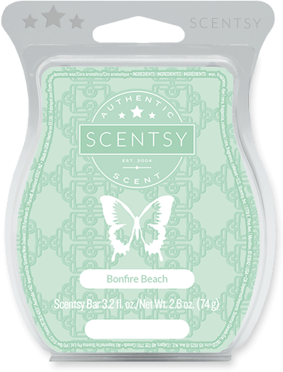 Bonfire Beach Scentsy Bar - Coconut Lemongrass Scentsy Bar (600x600), Png Download
