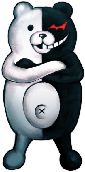 His Basic Shape Was Rather Easy, Since His Shape Is - Danganronpa Monokuma Sweater Tops Hoodie Sweatshirt (600x600), Png Download