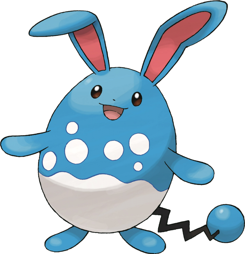 Pokemon Azumarill Png (927x960), Png Download