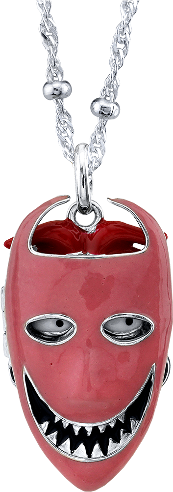 Christmas Necklace Png Nightmare Before Christmas Lock - Lock Shock And Barrel Necklace (480x1000), Png Download