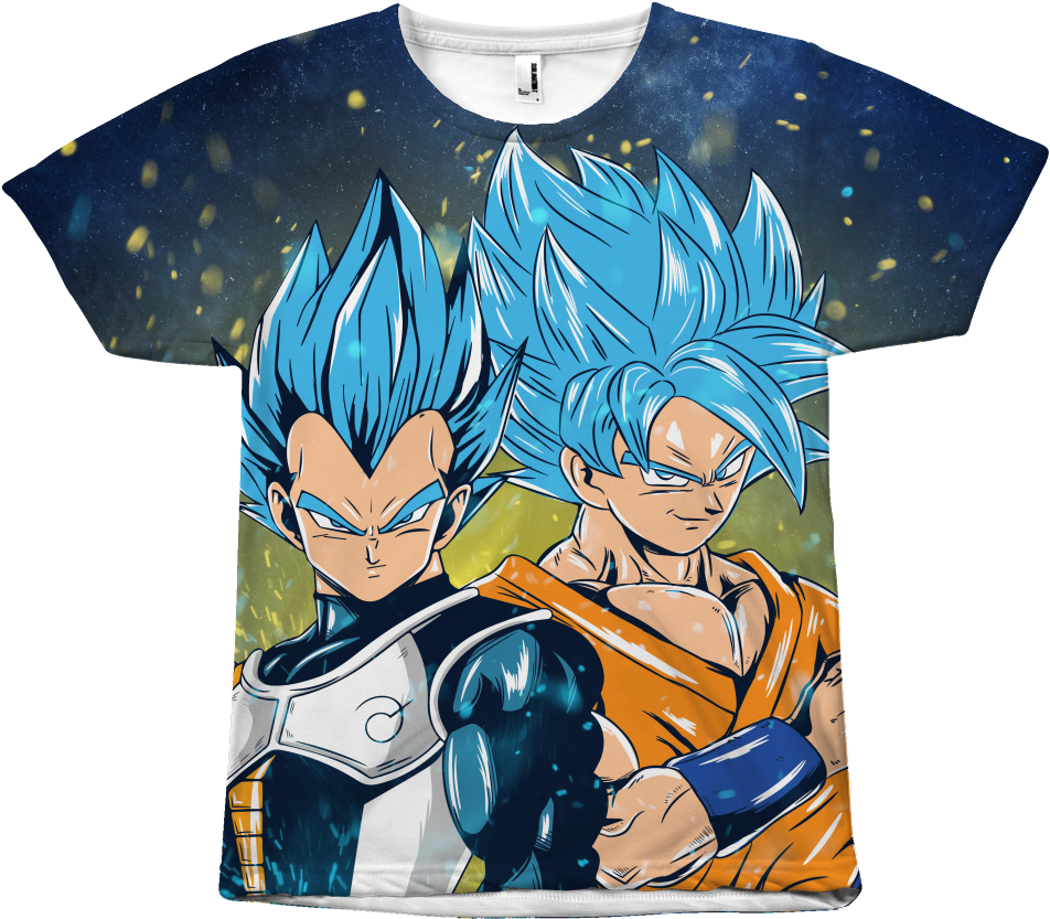 Goku & Vegeta Ssj Blue Smile - Super Saiyan (1024x1024), Png Download