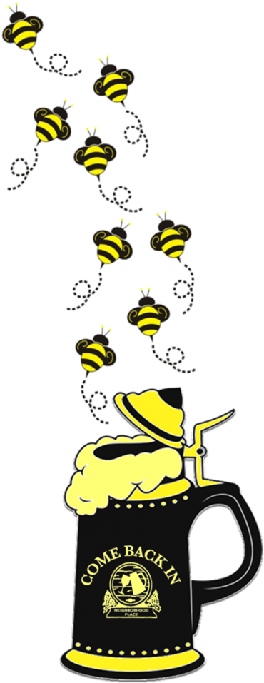 Bee Beer - Oktoberfest Beer Stein Shirt German October Festival (415x968), Png Download