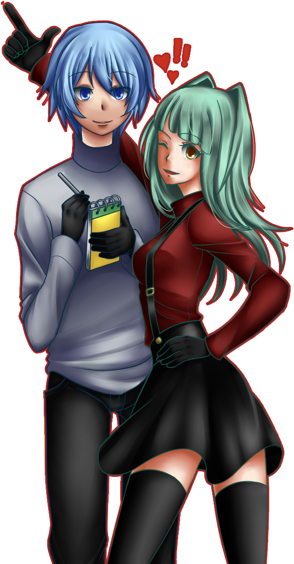 Since I Now Have A New Sidebar, I Won't Be Using This - Assassination Classroom Kayano And Nagisa Comics (724x1230), Png Download