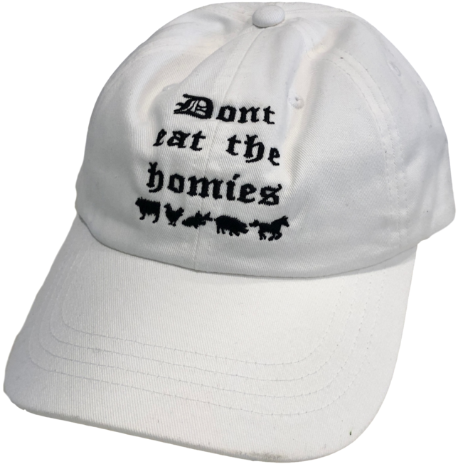 Dont Eat The Homies White Dad Cap - Cap (682x1000), Png Download