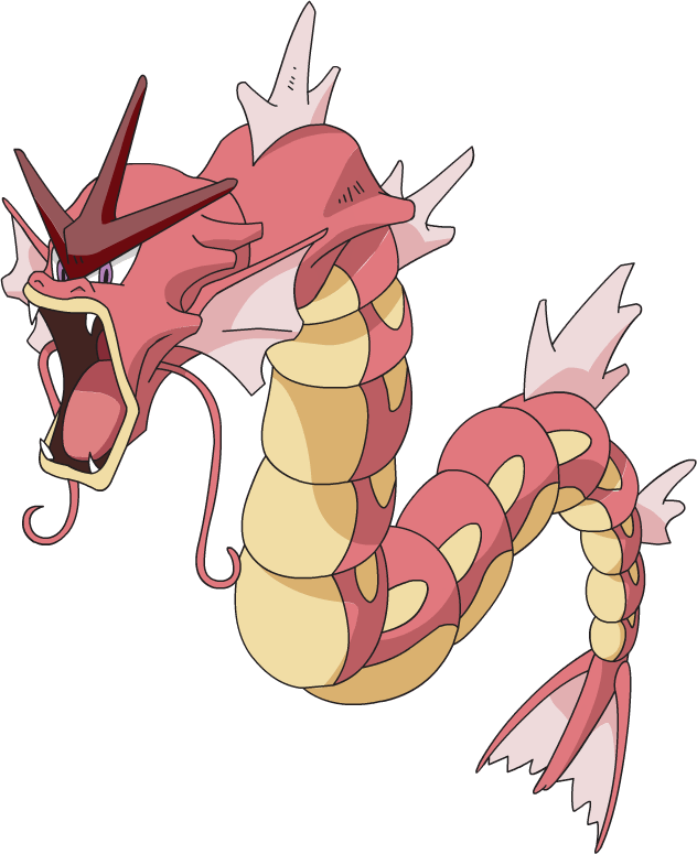 Magikarp Drawing Gyarados - Pokemon Gyarados Shiny Png (632x775), Png Download