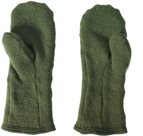Woolpower 400g Merino Mittens, Green - Merino (600x600), Png Download
