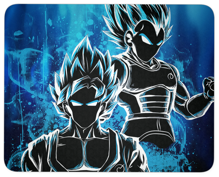 Goku And Vegeta Ssj God Blue - Super Saiyan God Silhouette (1024x1024), Png Download