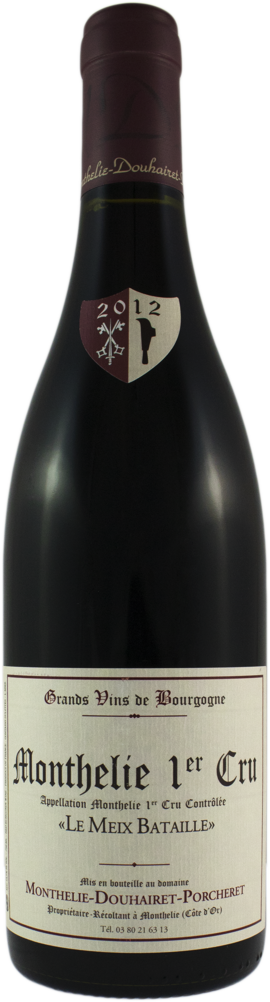 2014 Domaine Monthelie-douhairet Porcheret Le Meix - Product (1080x3999), Png Download