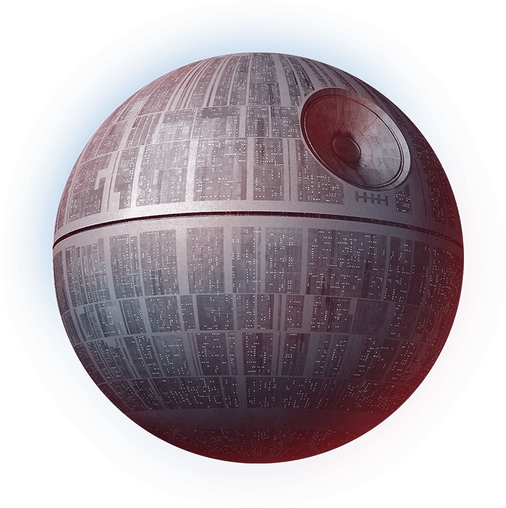 Star Wars Cartoon Death Star (750x750), Png Download