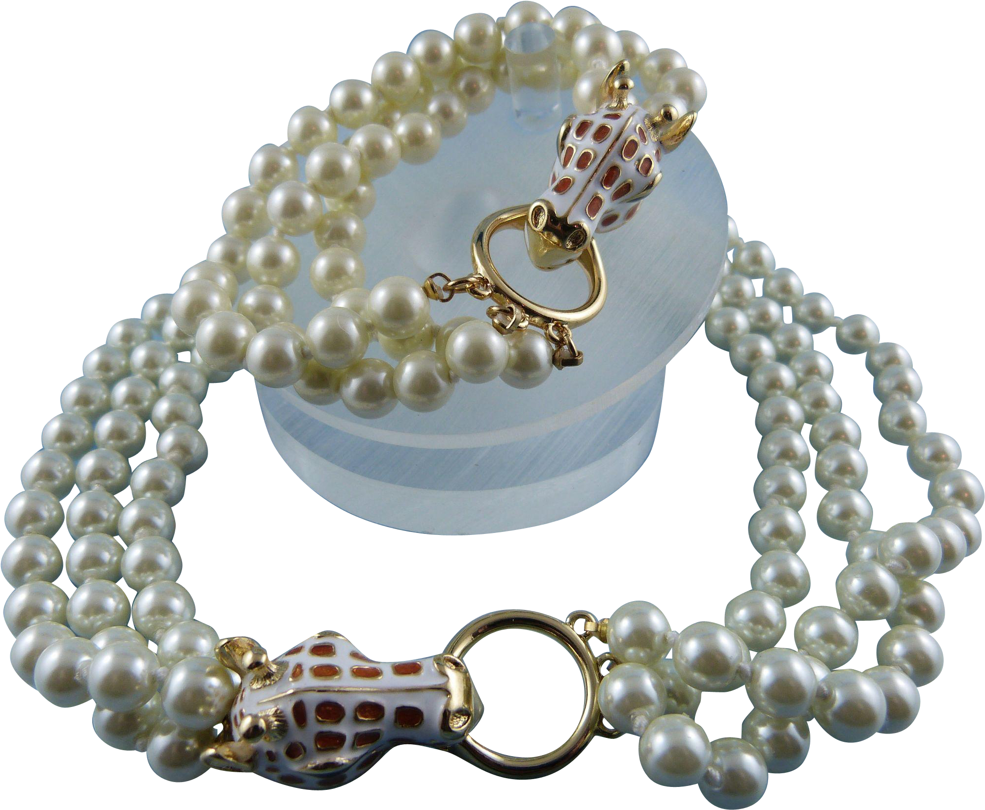 Signed Kjl Kenneth Jay Lane Giraffe Head Three Strand - Kenneth Jay Lane (2006x2006), Png Download