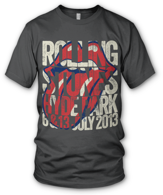 2013 - Rolling Stones Hyde Park Shirt (640x640), Png Download