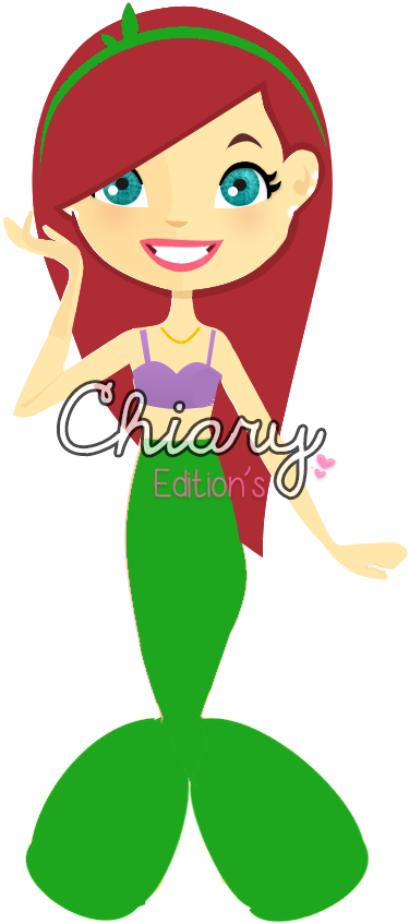 Soy La Sirenita♥ - Cartoon (523x896), Png Download