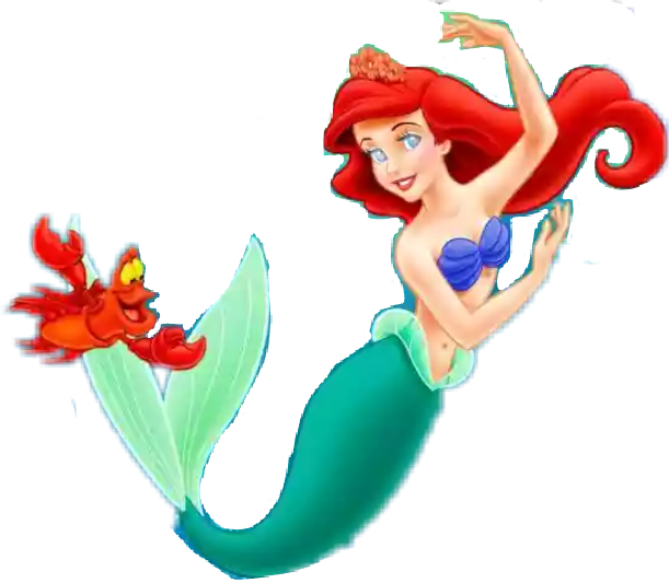 Imagem Pequena Sereia Png (611x533), Png Download