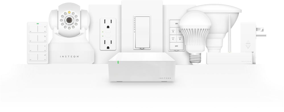Product-family - Insteon 2864-222 Hd Wifi Camera White - Us, As Shown (1000x432), Png Download