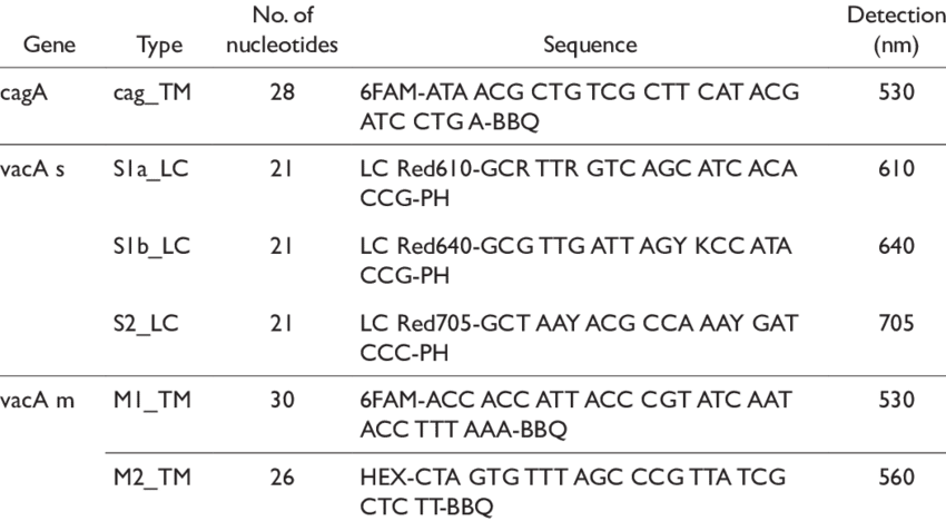 -pcr Probes For Detection Of Caga And Vaca Sequences - Number (850x468), Png Download