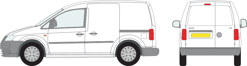 Volkswagen Van Packs Available At Rhino Commercial, - Caddy 2013 Png (1200x600), Png Download