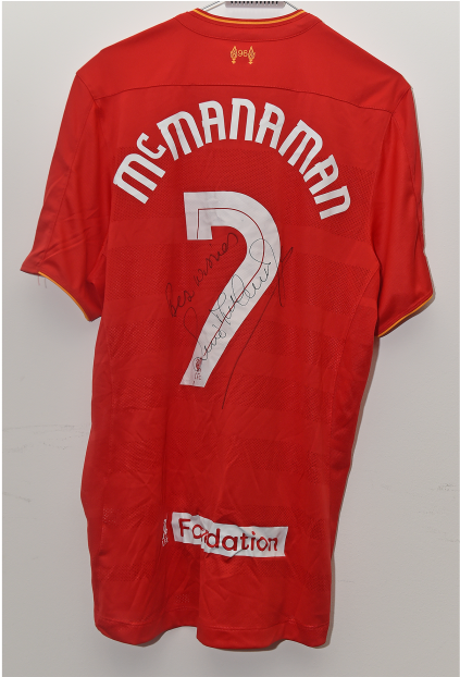 Charity Match 16/17 Signed Mcmanaman Match Worn Shirt - Liverpool 2011 (621x621), Png Download