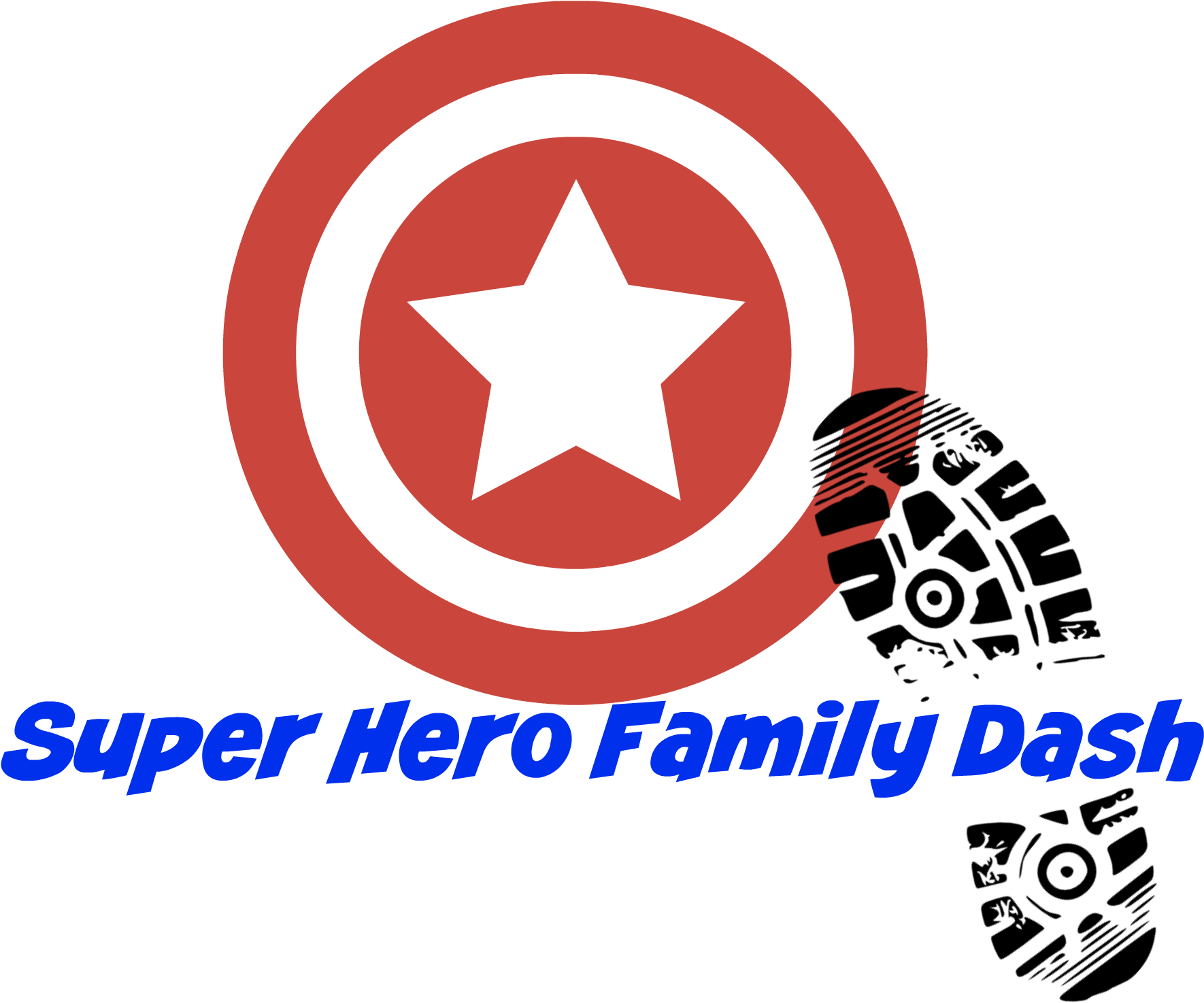 Super Hero Family Dash - Cross Country Shower Curtain (2000x2000), Png Download