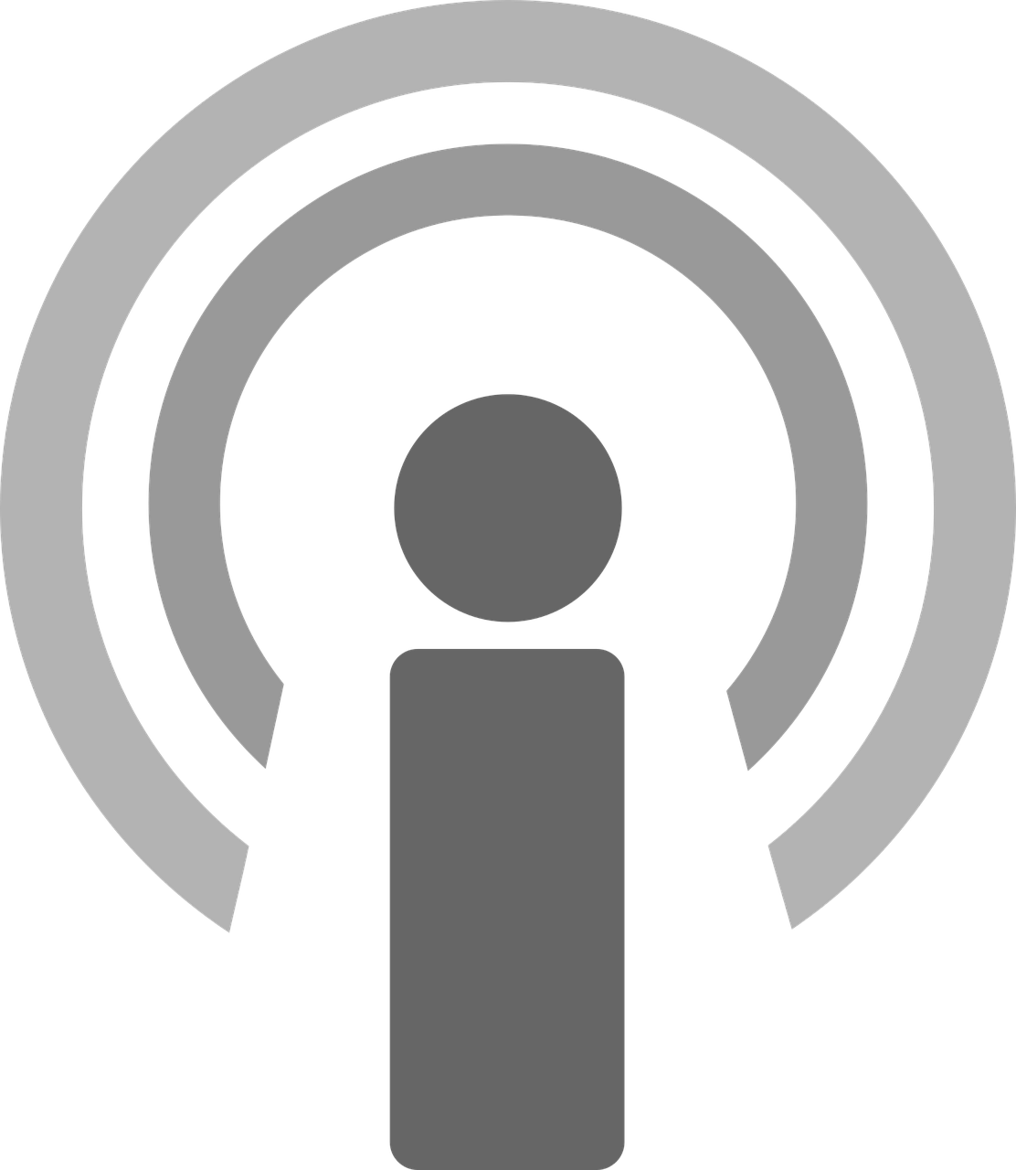 Podcast Icon Transparent - Podcast Symbol (1112x1280), Png Download