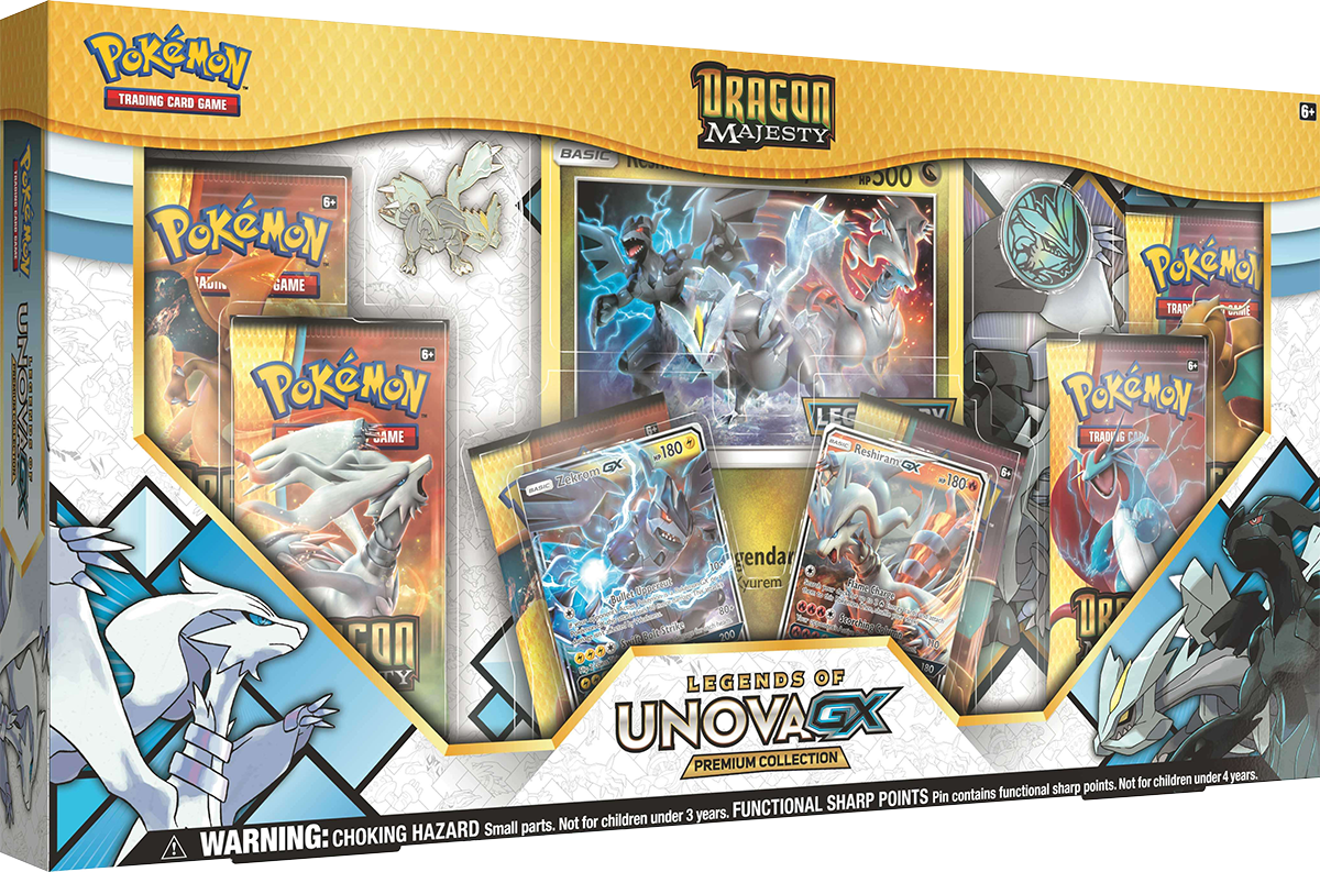 Pokemon - Dragon Majesty Legends Of Unova Gx Collection (1200x793), Png Download
