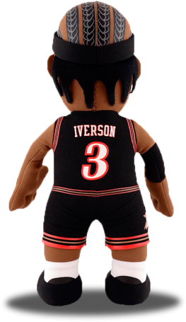 Display All Pictures - Allen Iverson Philadelphia 76ers Nba Plush Doll (25 (1500x1500), Png Download