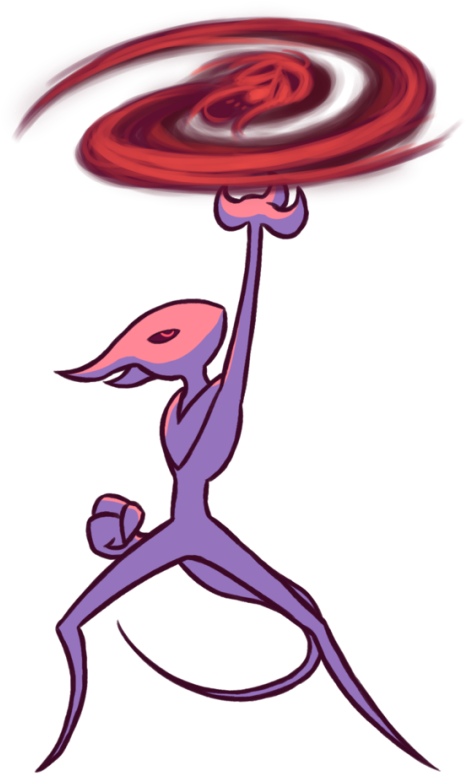 The Artist Using Mewtwo's Up Smash As A Nod To The - Portable Network Graphics (524x810), Png Download