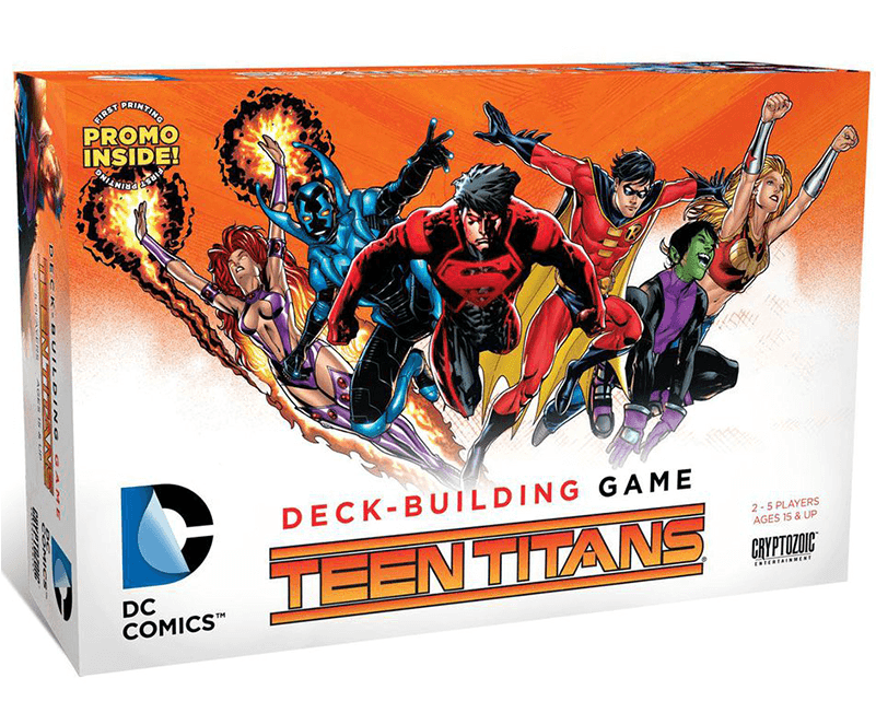 Dc Comics Deck-building Game - Teen Titans Deck Building Game (800x800), Png Download