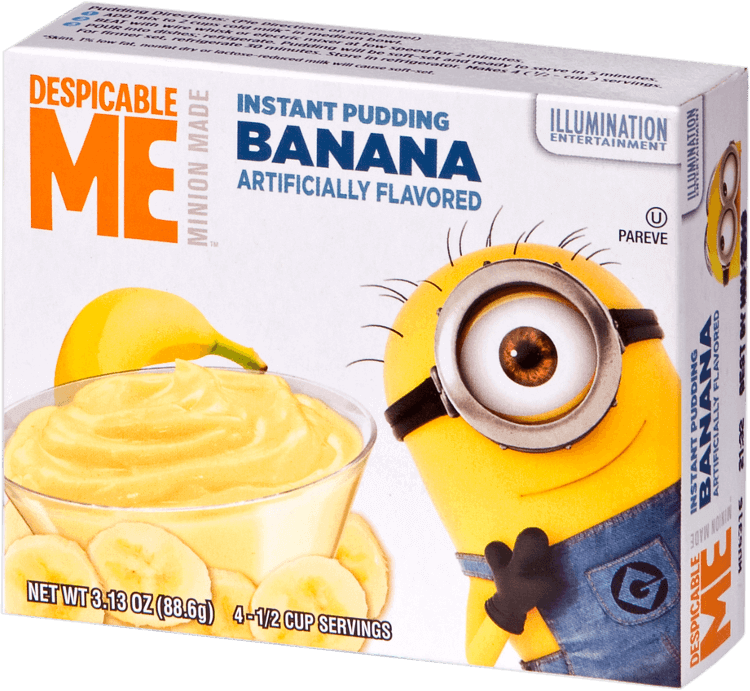 Despicable Me Banana Pudding - Arthur Price Despicable Me Breakfast And Cutlery Tableware (750x691), Png Download