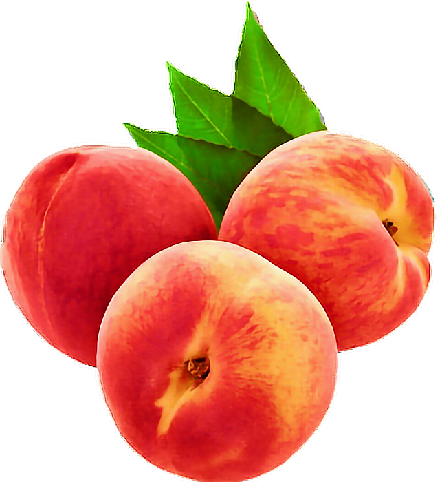 Peach Sexy Fruta Aesthetictumblr Tumblr Png Freetoedit - Peaches Clipart Png (640x700), Png Download