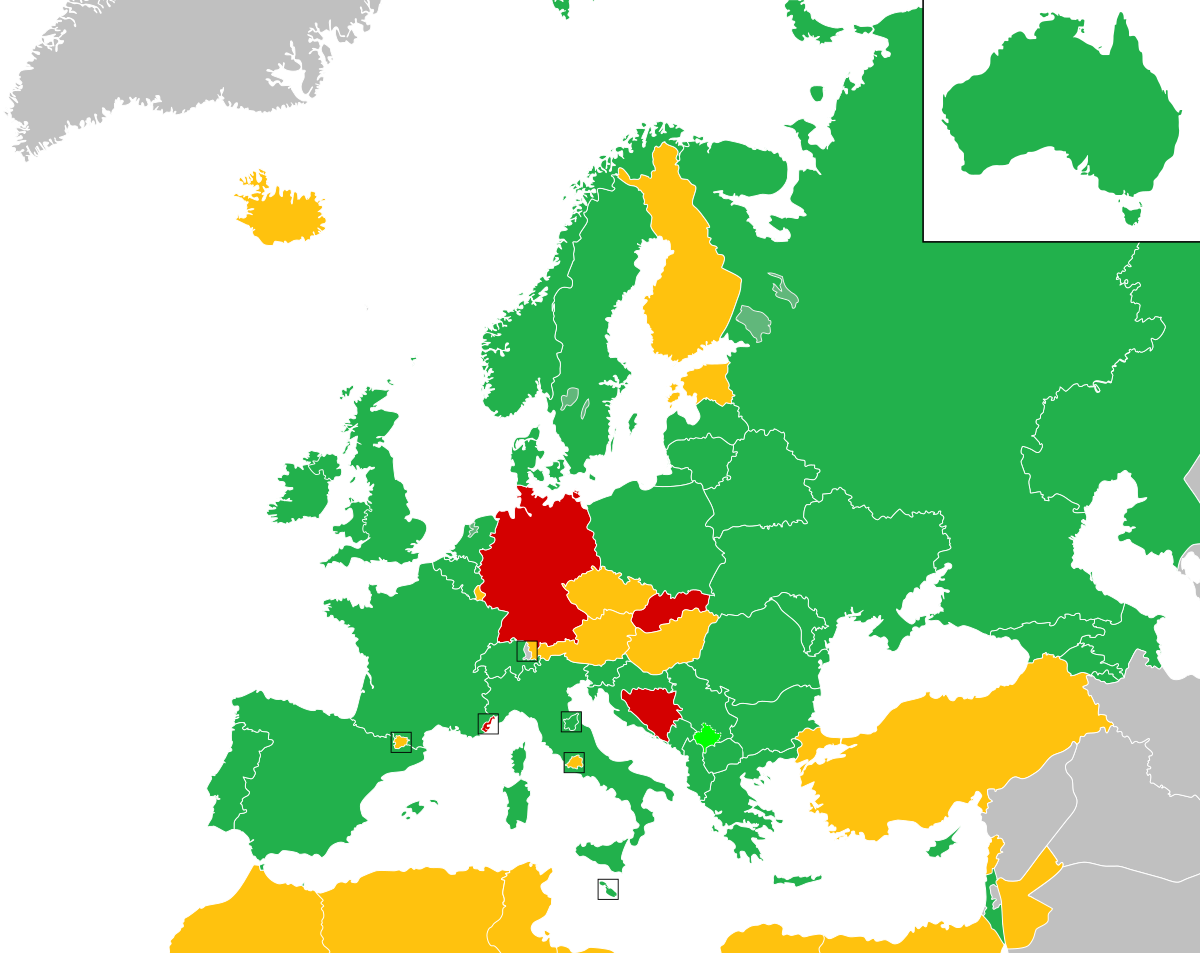 Junior Song Contest Map (1200x953), Png Download