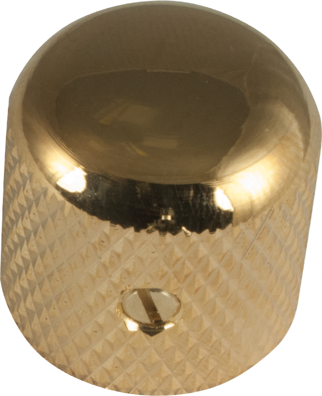 Gotoh, Dome, Set Screw - Gotoh Dome Guitar Knob Gold (650x800), Png Download