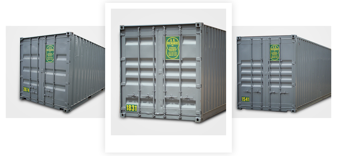 20' Storage Container - A.b. Richards Inc (1170x542), Png Download