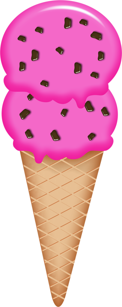 Ice Cream Background, Ice Cream Treats - Cookies And Cream Png Clipart (407x1024), Png Download