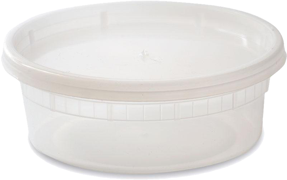 8 Oz Plastic Soup Container - Bowl (600x600), Png Download