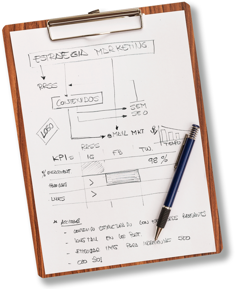 Marketing Digital Lapiz - Document (800x975), Png Download