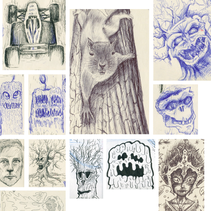 Recopilación De Bocetos A Lápiz De Mi Moleskine - Sketch Y Bocetos A Lápiz (720x720), Png Download
