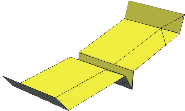 How To Fold The Standard Paper Airplane - Hurricane Paper Airplane (640x480), Png Download