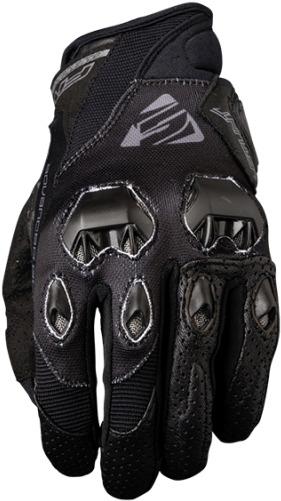 Five Stunt Evo Black Road Gloves - 2xl (800x800), Png Download
